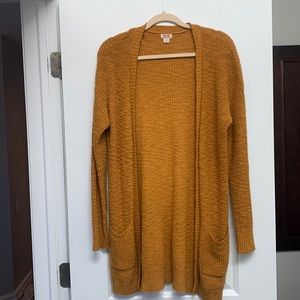 Mustard Mossimo Cardigan